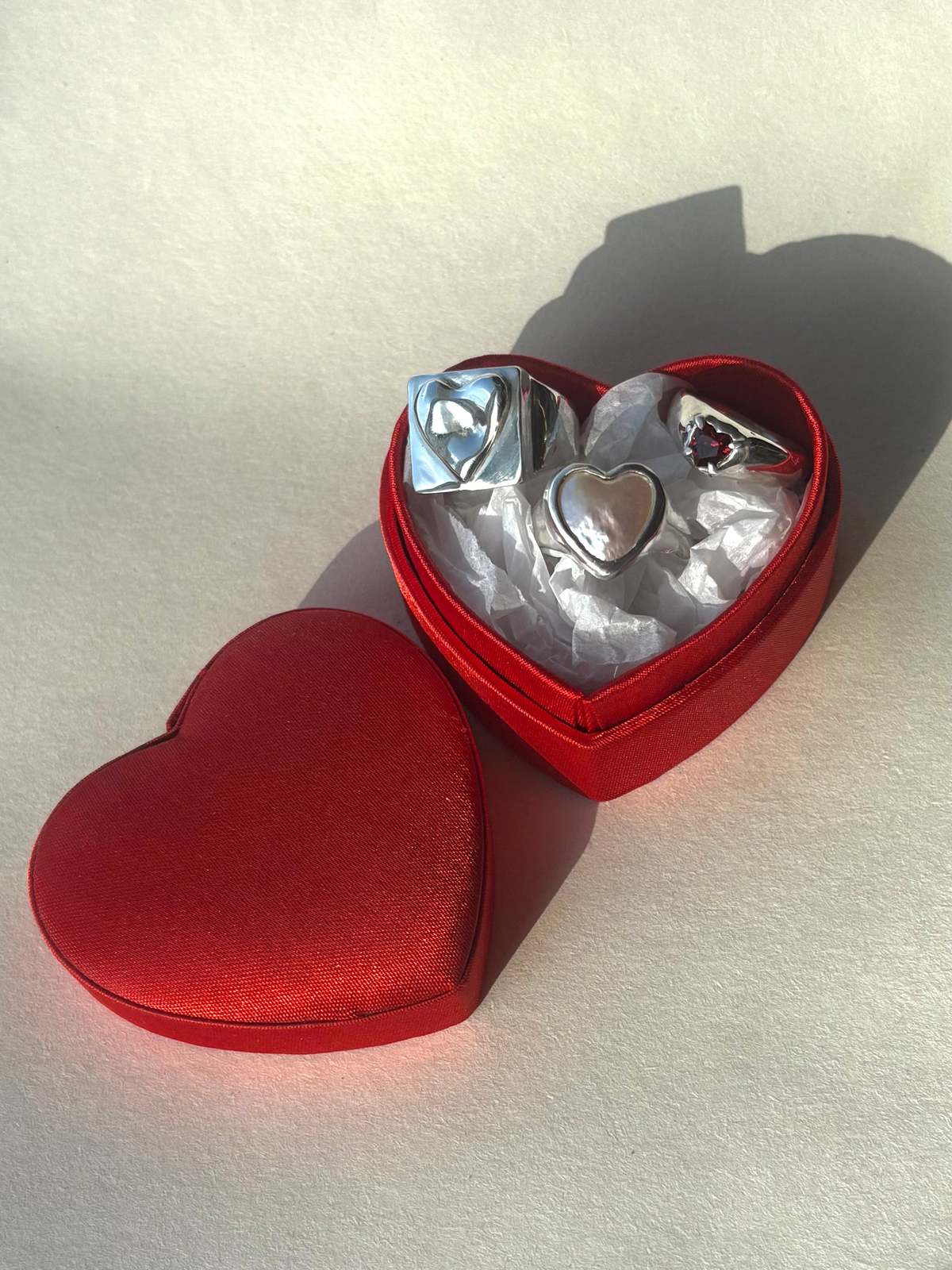 Wild Silver Pillow Heart Ring - Silver - Image 3 of 3