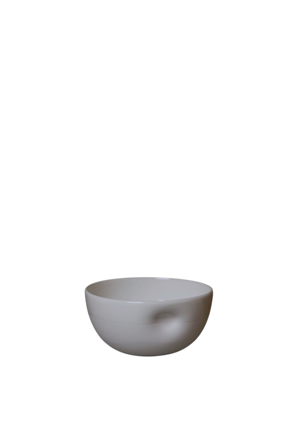 Middle Kingdom Unique Series Thumb Print Porcelain Bowl - Bisque