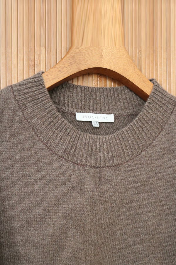 INGA-LENA Ava Cashmere Sweater - Mocca
