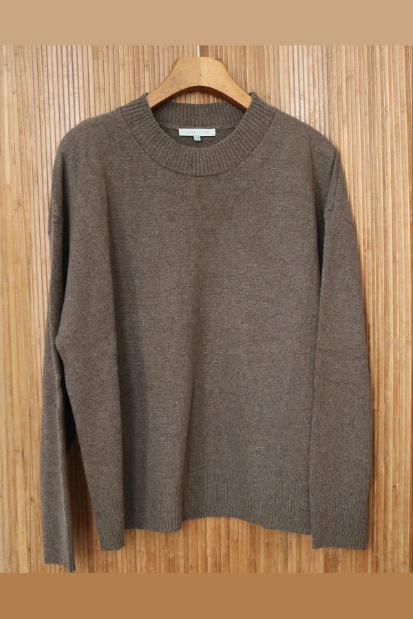 INGA-LENA Ava Cashmere Sweater - Mocca