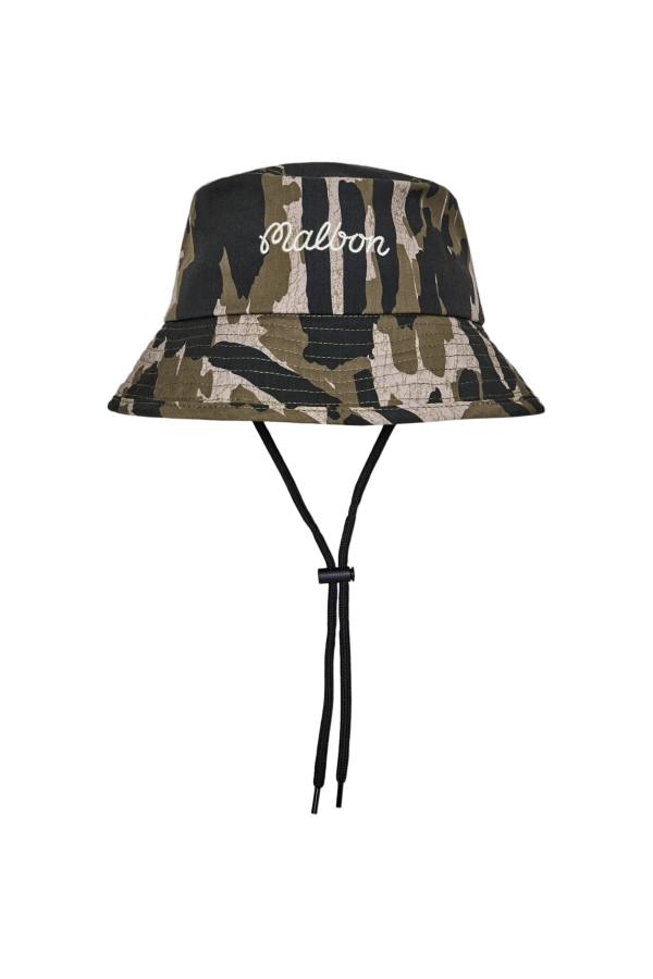 MALBON GOLF Tour Divot Bucket Hat - Camo