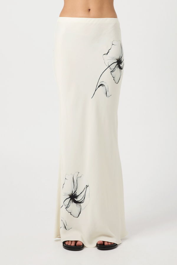 Third Form Dream State Bias Maxi Skirt - Floral