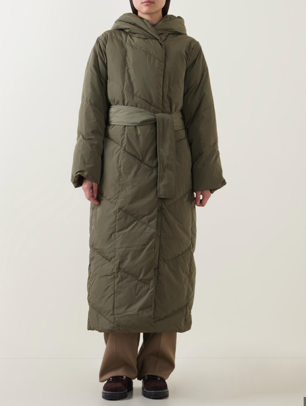 Inwear Yaz Long Jacket - Green - Image 2 of 3