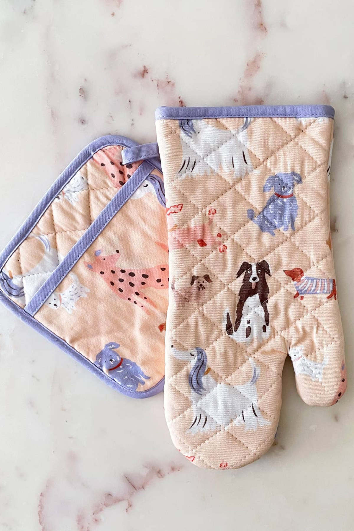 Idlewild Co. Dogs Oven Mitt + Pot Holder Set - Image 1 of 4