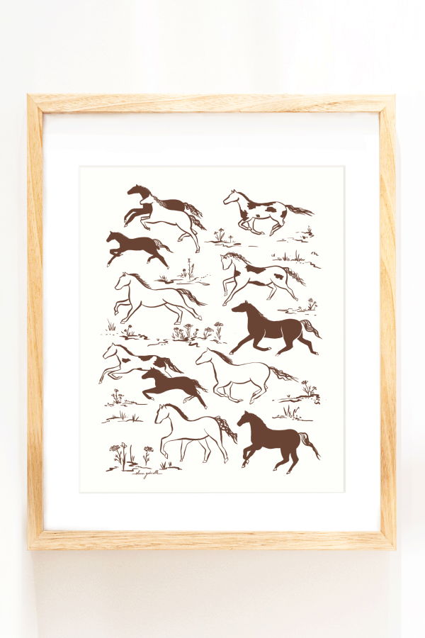 Elana Gabrielle Wild Horses Print