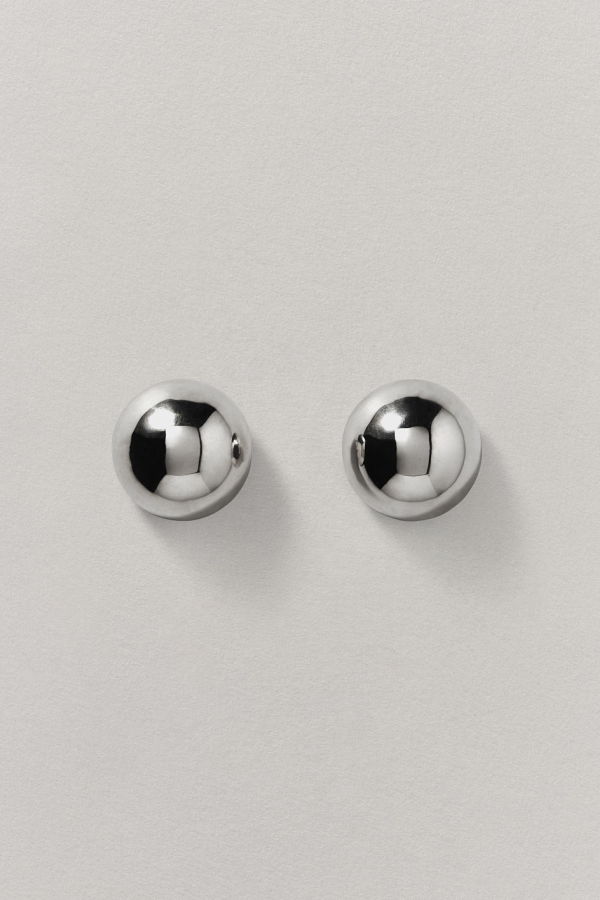 Annika Inez Large Hemisphere Earrings