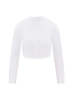 Artemis Diciero Lexi Crop Top - White - Thumbnail 4