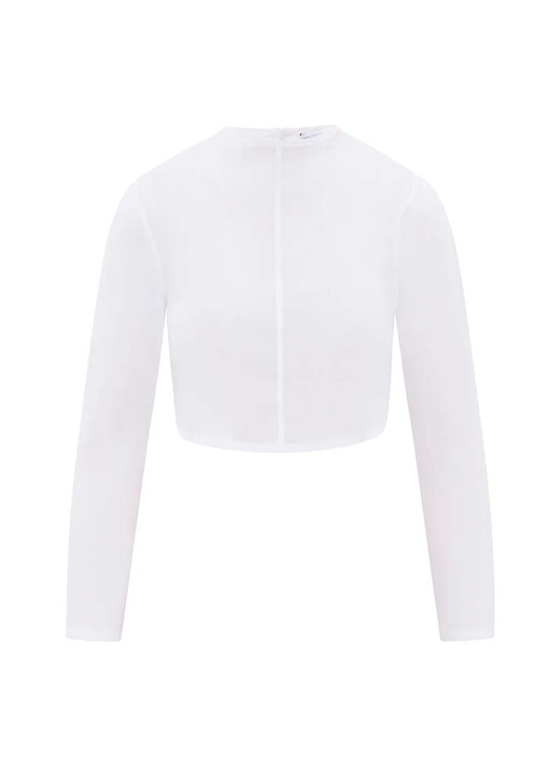 Artemis Diciero Lexi Crop Top - White