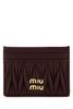 MIU MIU Business Card Wallet - Wine - Thumbnail 1