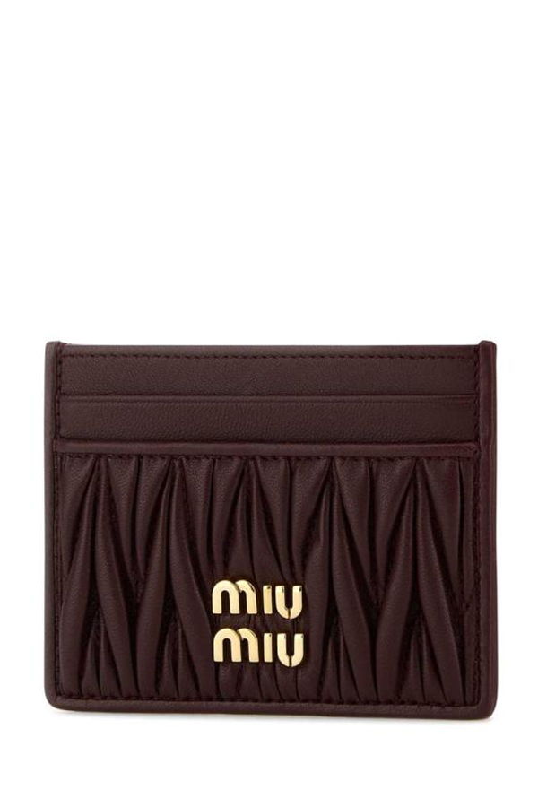 MIU MIU Business Card Wallet - Wine