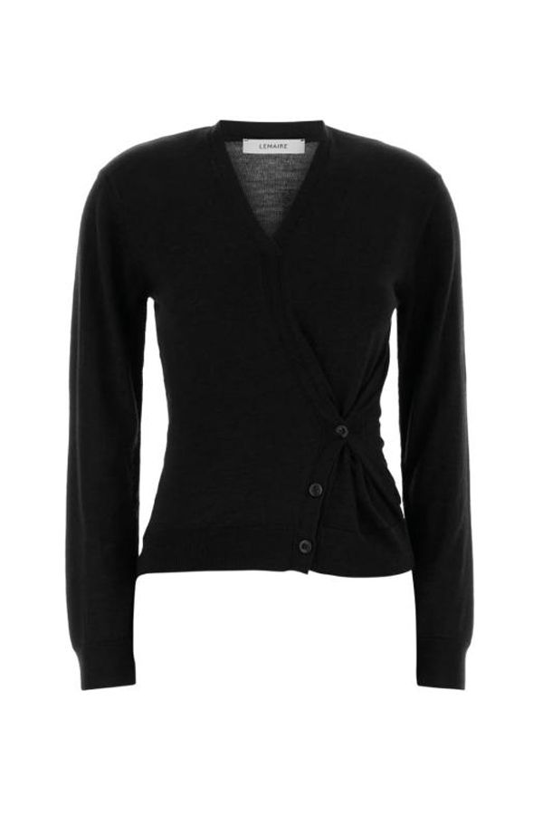 Lemaire V Cardigan - Black