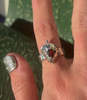 Wild Silver Strawberry Garnet Ring - Thumbnail 2