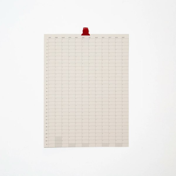 Case Study Unknown Case Study 2026 Yearly Calendar - Clay