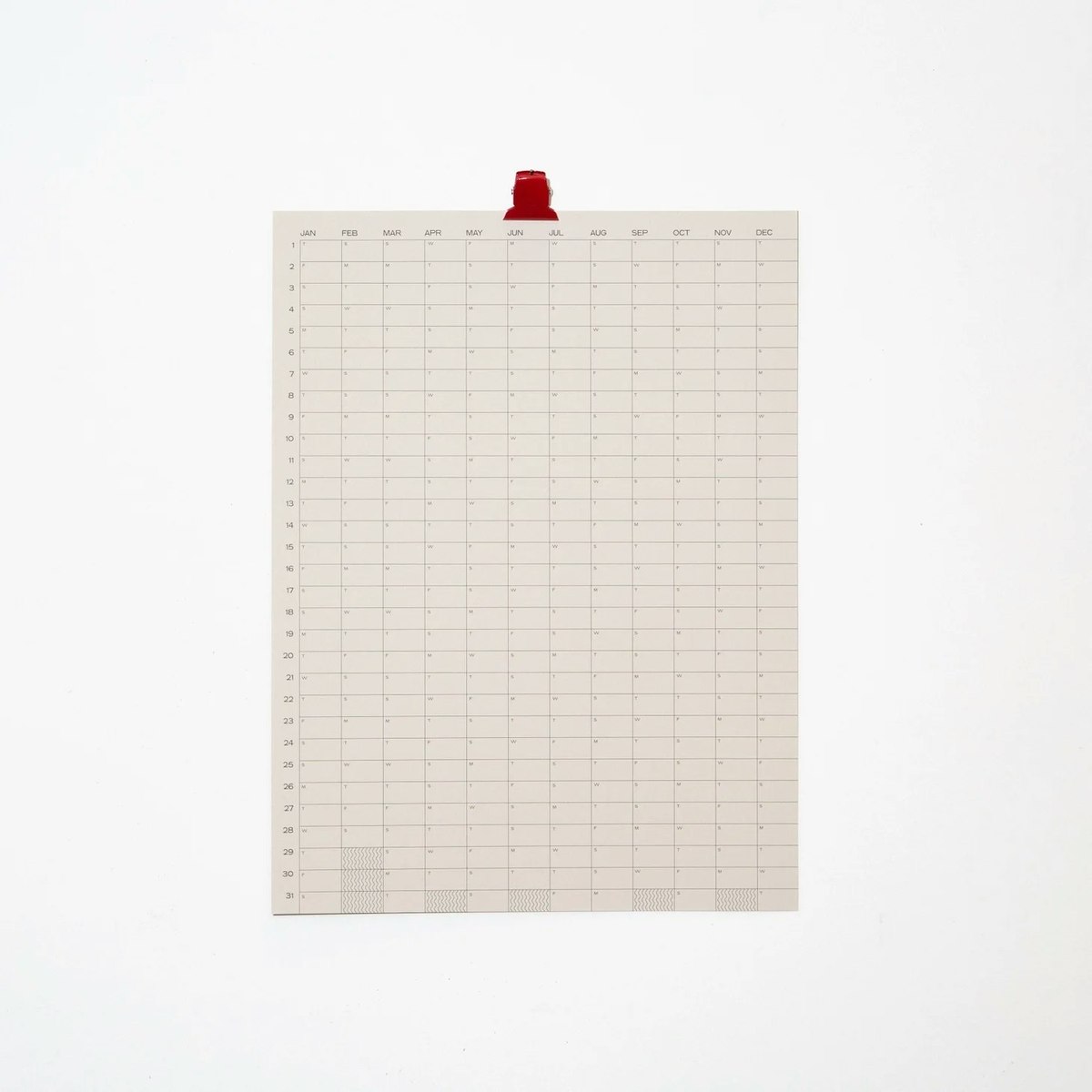 Case Study Unknown Case Study 2026 Yearly Calendar - Clay - Image 1 of 4