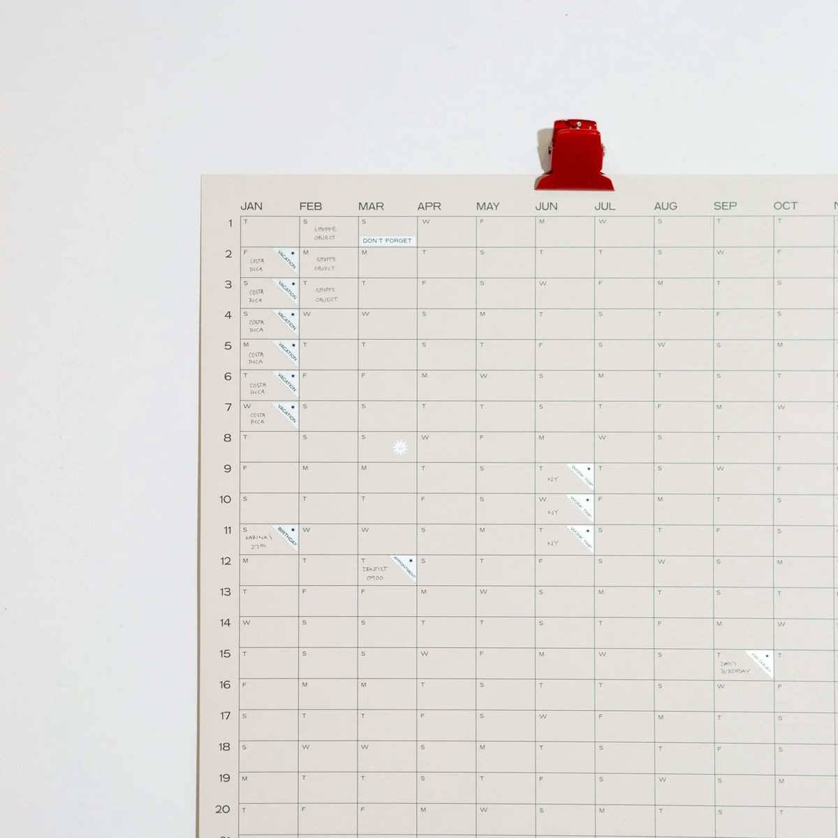 Case Study Unknown Case Study 2026 Yearly Calendar - Clay - Image 3 of 4