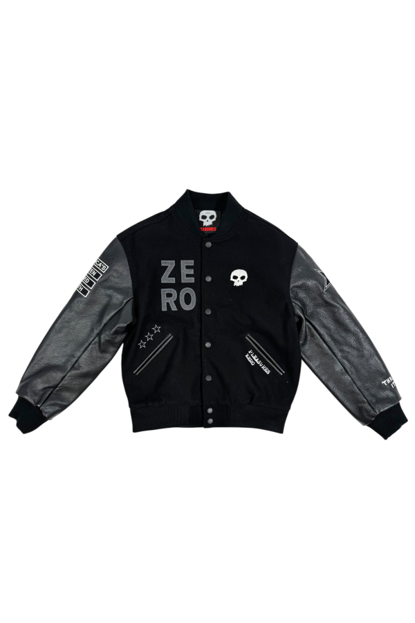PLEASURES Zero Varsity Jacket