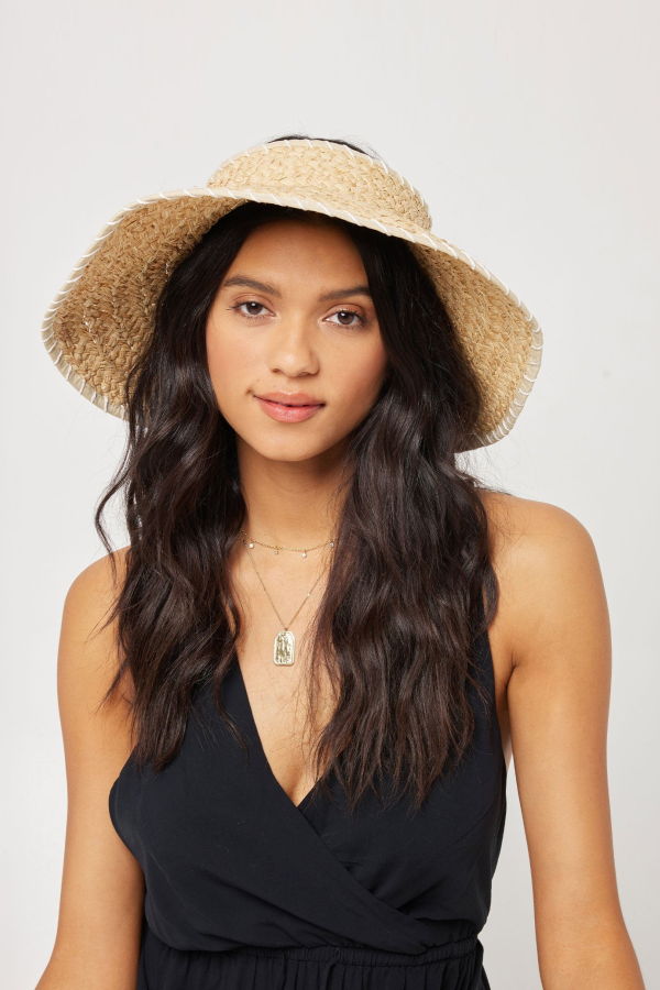 L*Space Del Mar Roll Up Hat - Natural