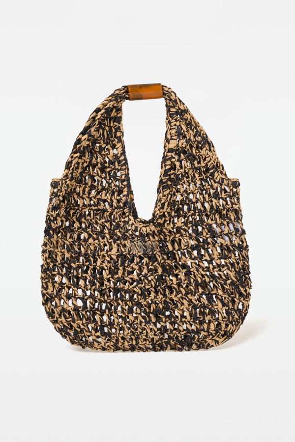 L*Space Faye Bag Handbag - Natural Black