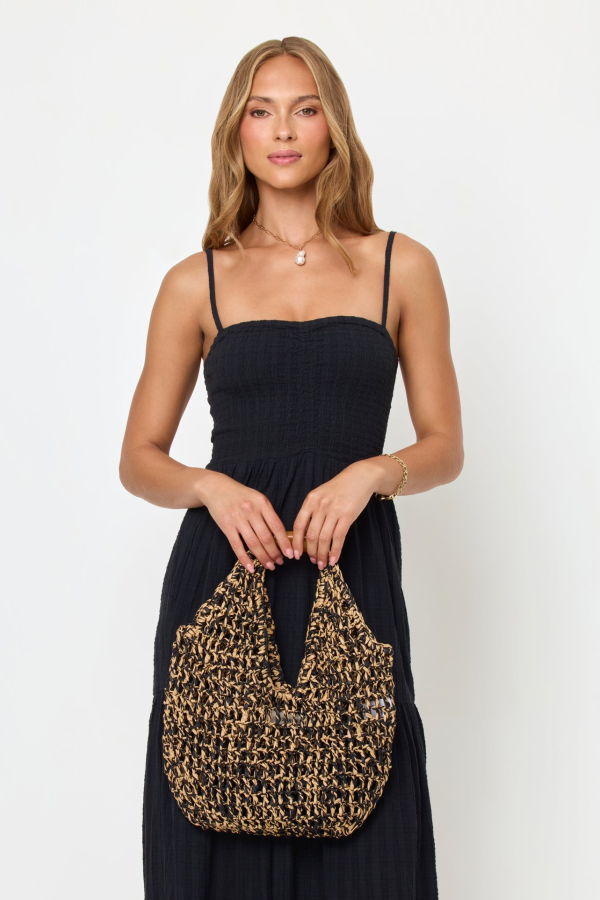 L*Space Faye Bag Handbag - Natural Black