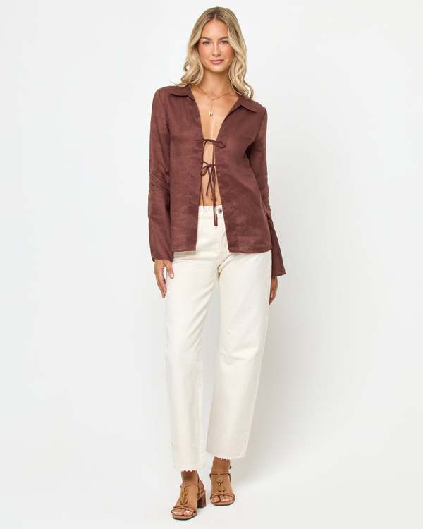 L*Space Venice Shirt - Cafe