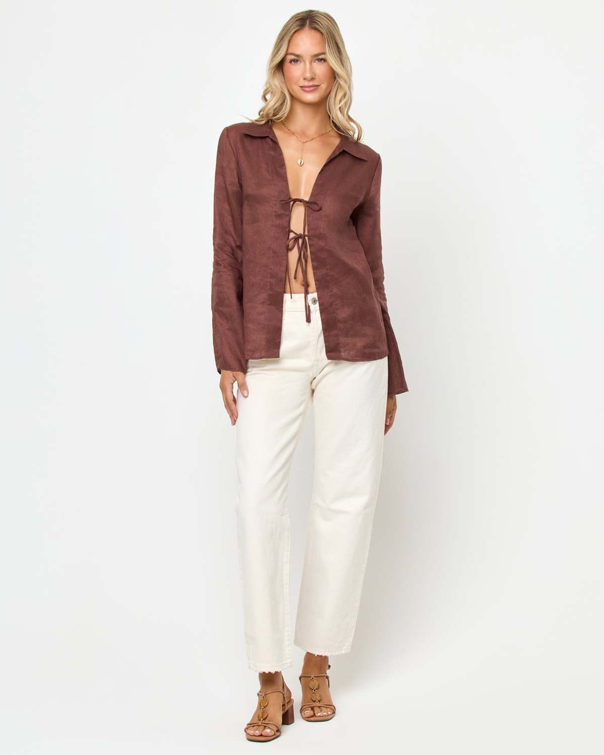 L*Space Venice Shirt - Cafe - Image 5 of 5