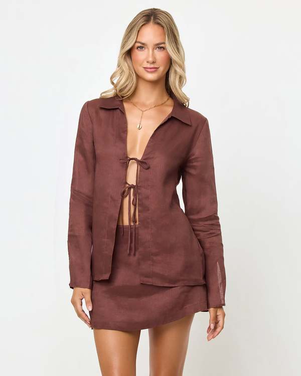 L*Space Venice Skort - Cafe