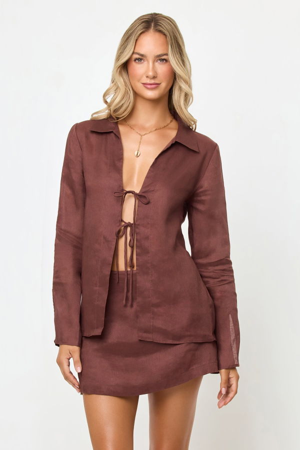 L*Space Venice Skort - Cafe