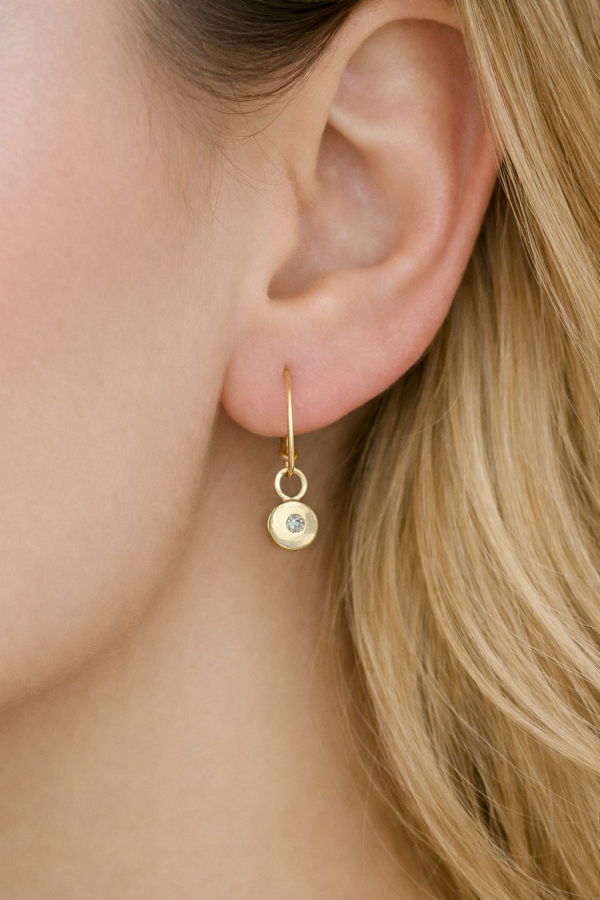 Coba Mae Solne Dot Earrings - Gold