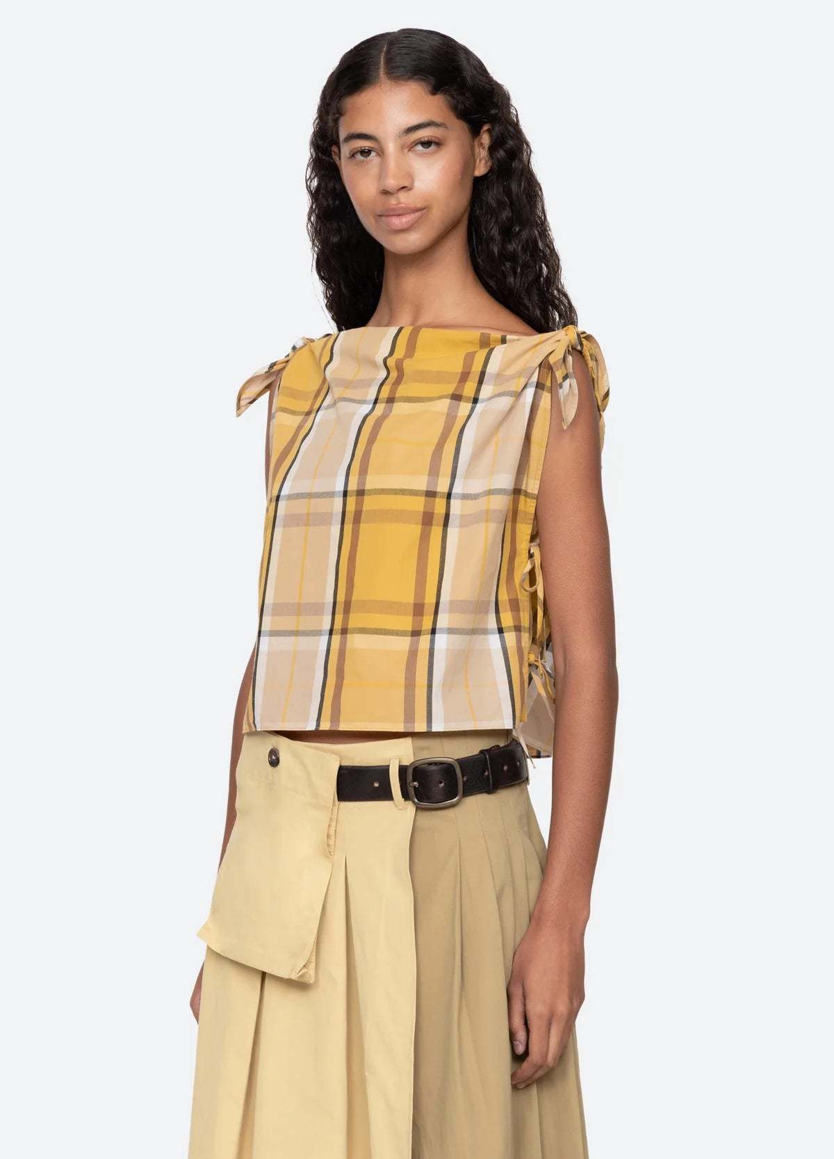 Sea NY Copeland Plaid Top - Image 6 of 8