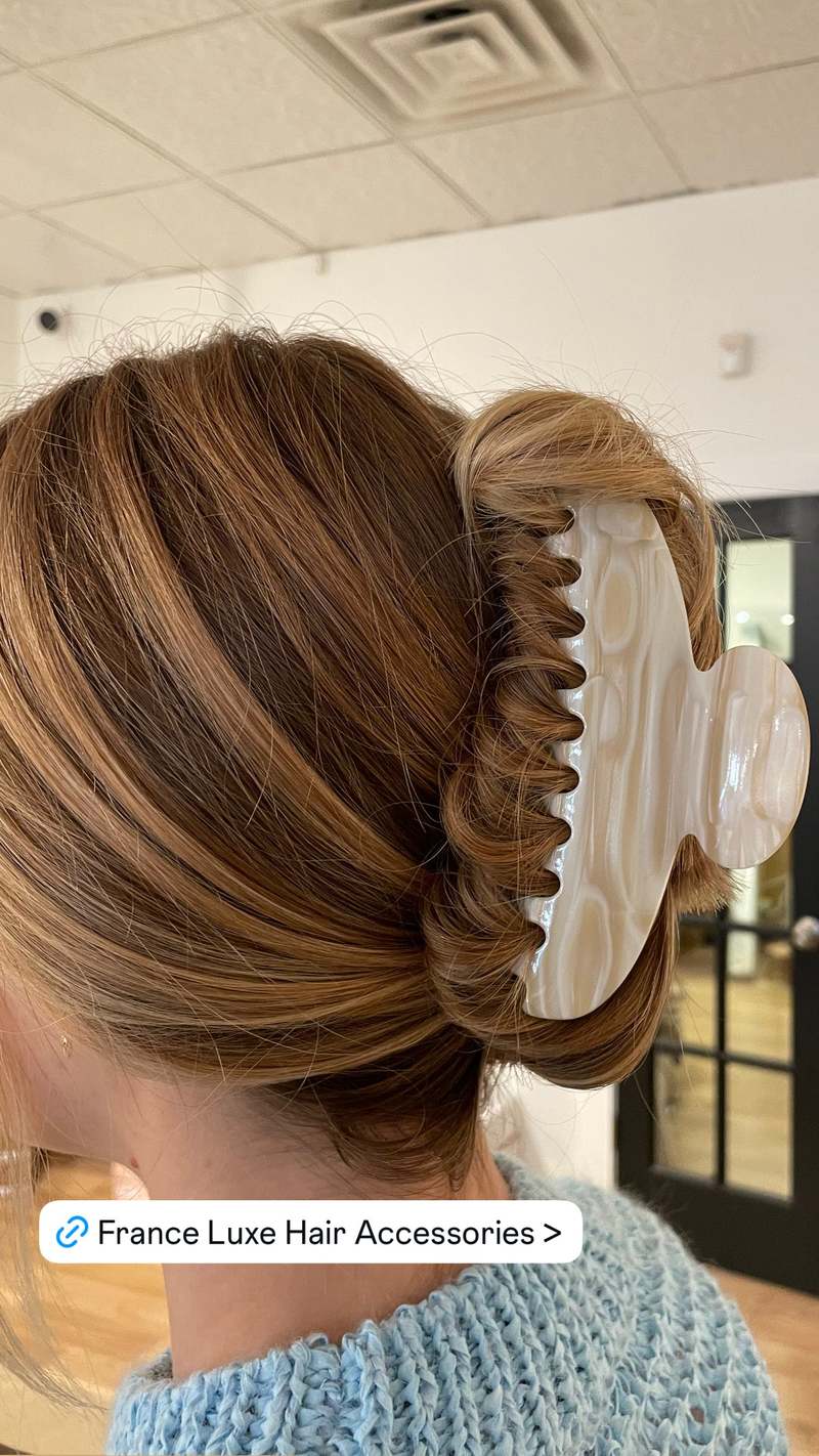 France Luxe Jumbo Couture Claw Clip Classic