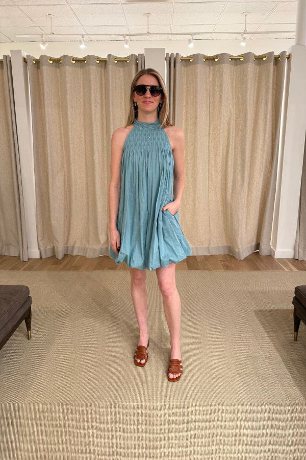 Sea NY Violet Halter Mini Dress