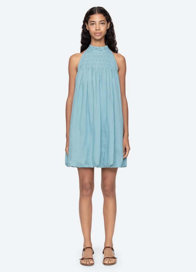 Sea NY Violet Halter Mini Dress