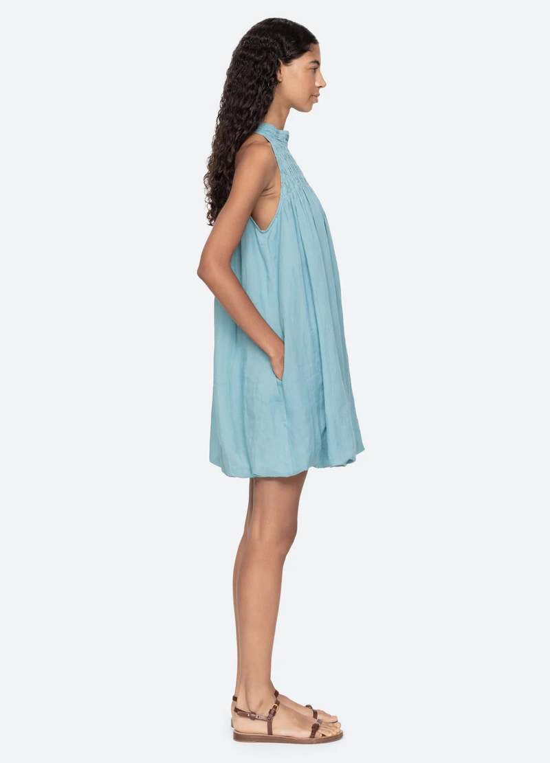 Sea NY Violet Halter Mini Dress