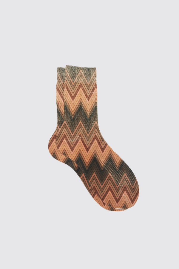 Maria La Rosa Optical Socks - Cannella