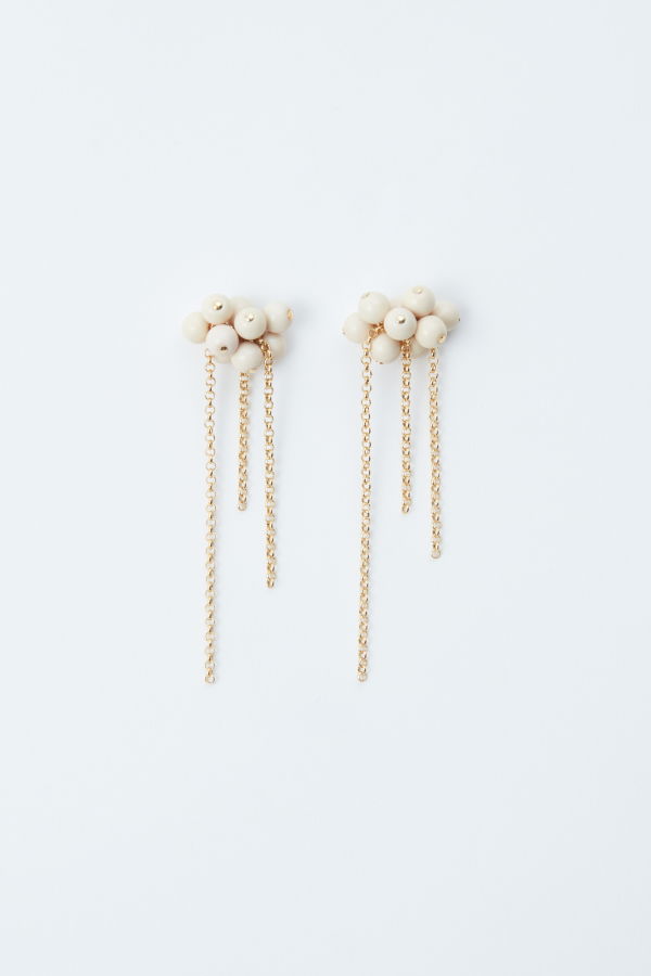 Rachel Comey Bauble Mesh Earrings - Cream
