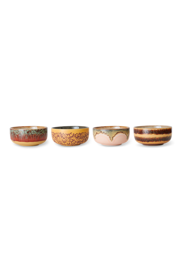 HKliving 70s Ceramics Harbour Dessert Bowls