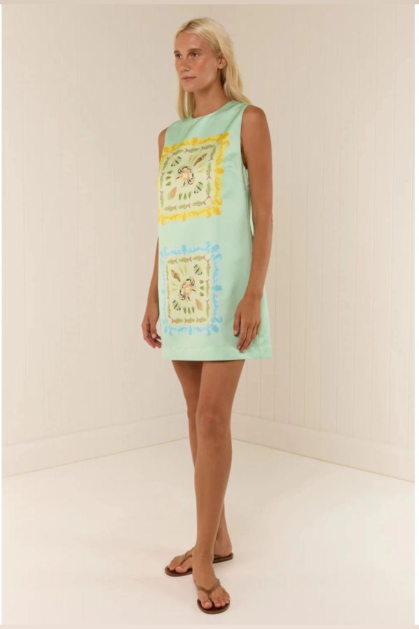 Palm Noosa Ella Mini Dress Saya Shells - Tropicana