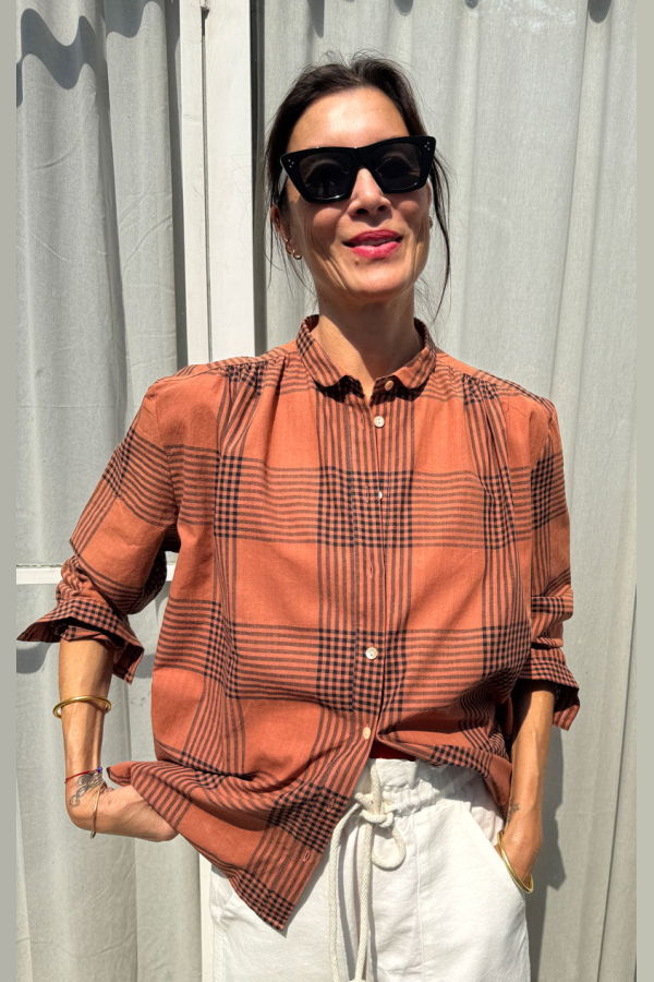 Two Plaid Sienna Khadi Blouse - Pre-Sale