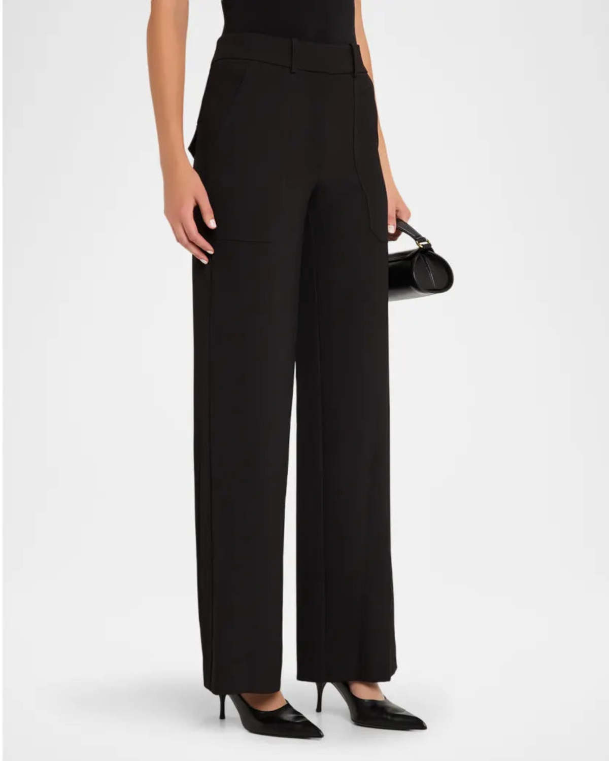 Veronica Beard Cole Pant - Black - Image 1 of 3