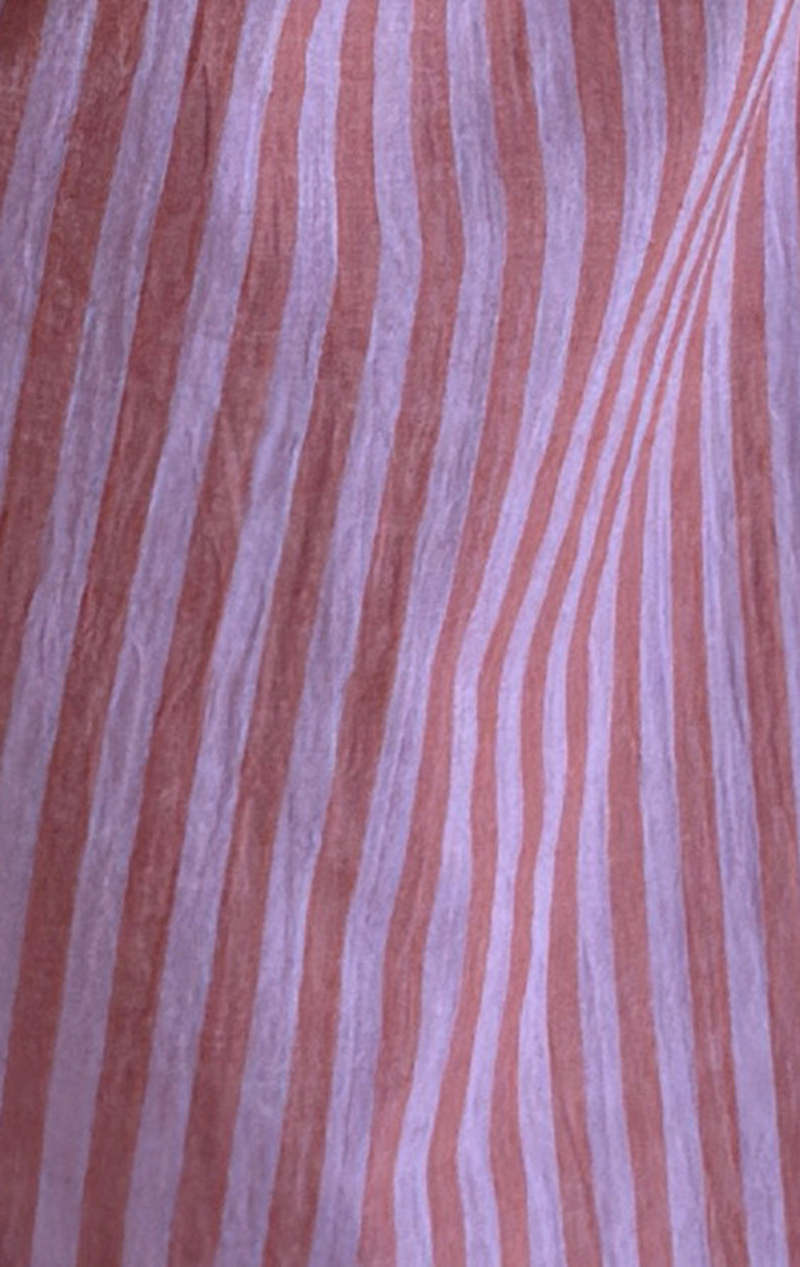Two Striped Viola Long Caftan