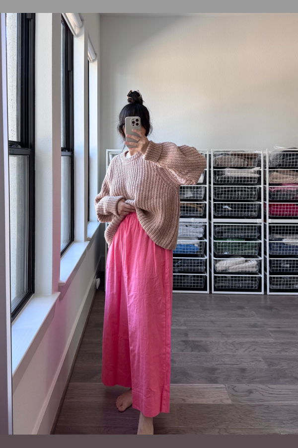 Nettle Studios Mid Easy Pant - Bubblegum