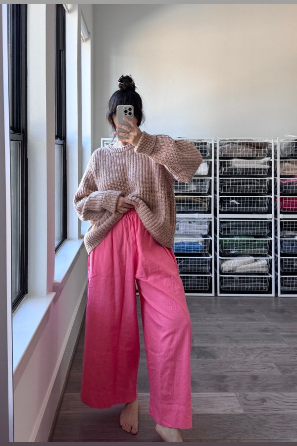 Nettle Studios Mid Easy Pant - Bubblegum