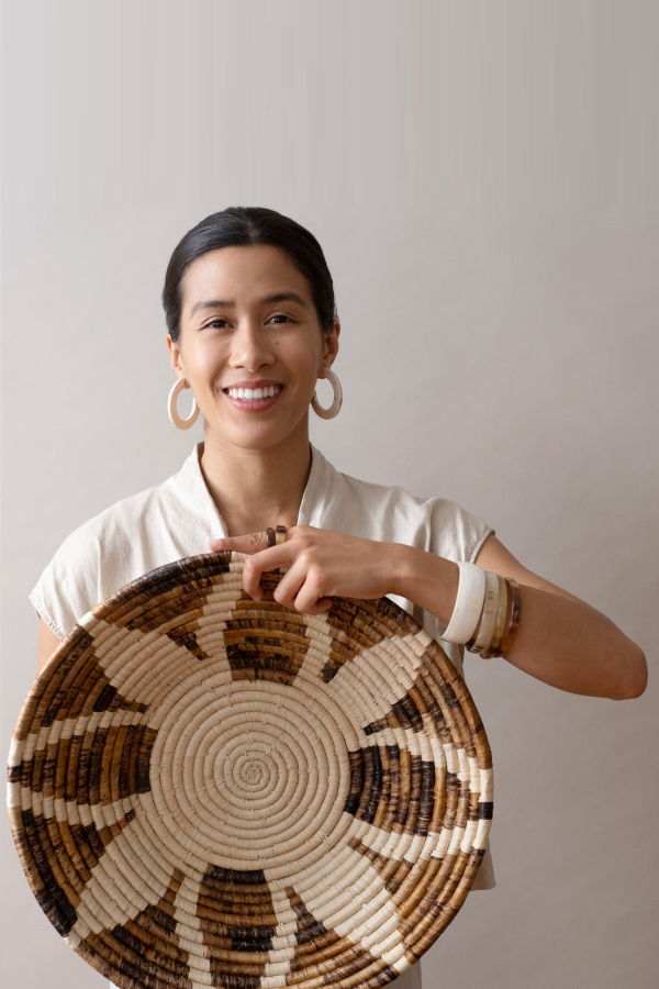 Maadili Collective Large Sunspot Basket - Natural