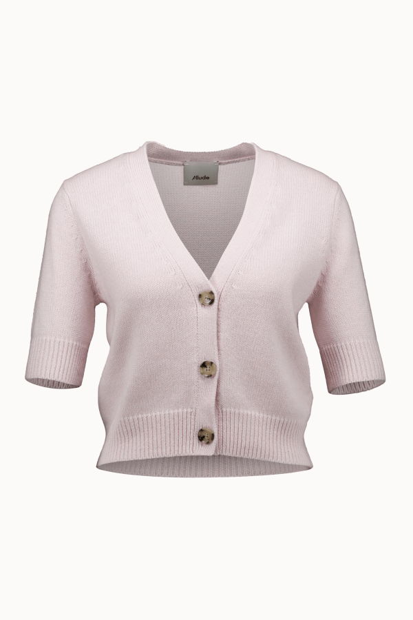 Allude V-Cardigan 1/4 15030 Cardigan - Rose Fondant