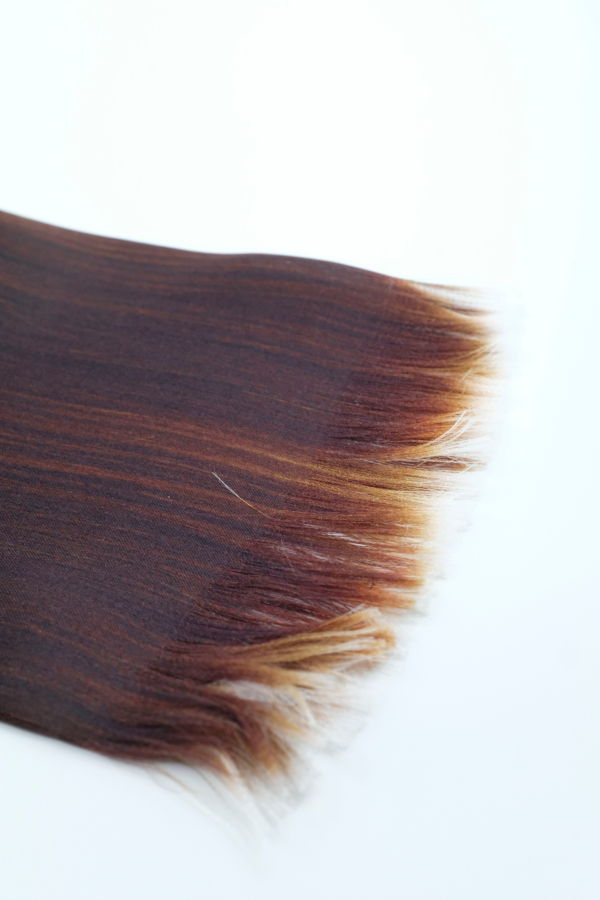 DEPARTAMENTO Brunette Silk Satin Long Hair Scarf