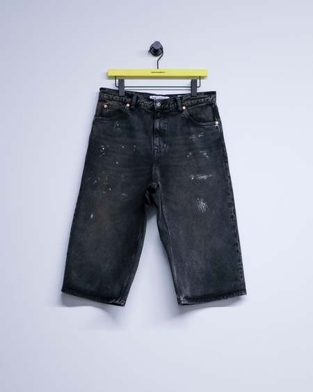 Our Legacy Chain Twill Capri Cut - Overdyed Black | Garmentory