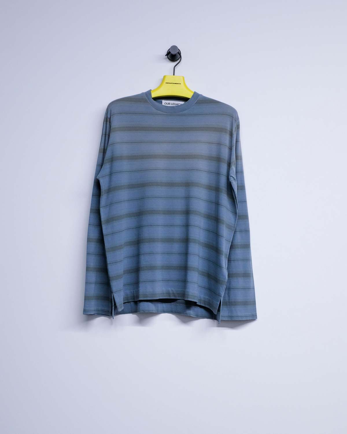 Our Legacy Spray Fade Ghost Stripe Box Longsleeve Top - Image 1 of 2