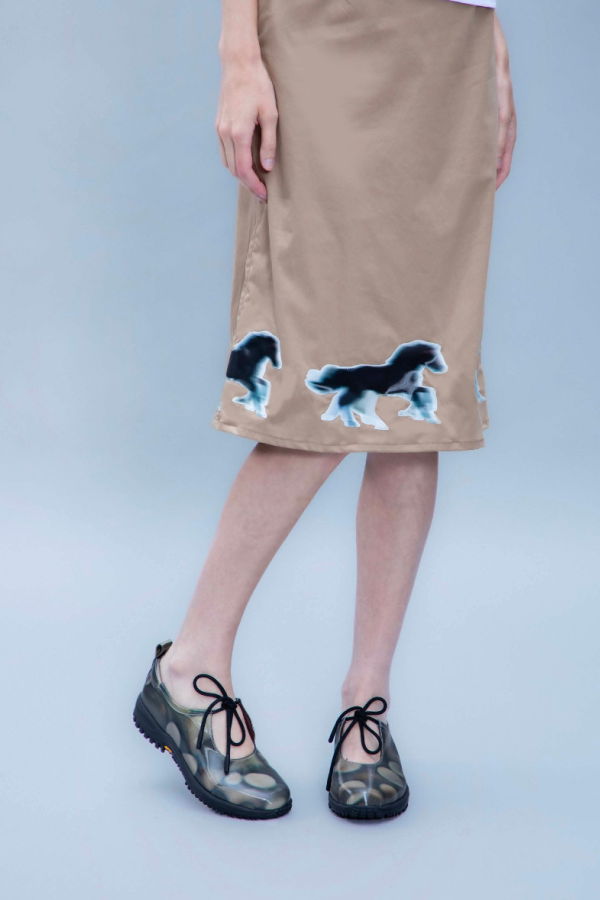 Leeann Huang Lenticular Keyhole Mary Janes (Cowrie Dot) Shoes