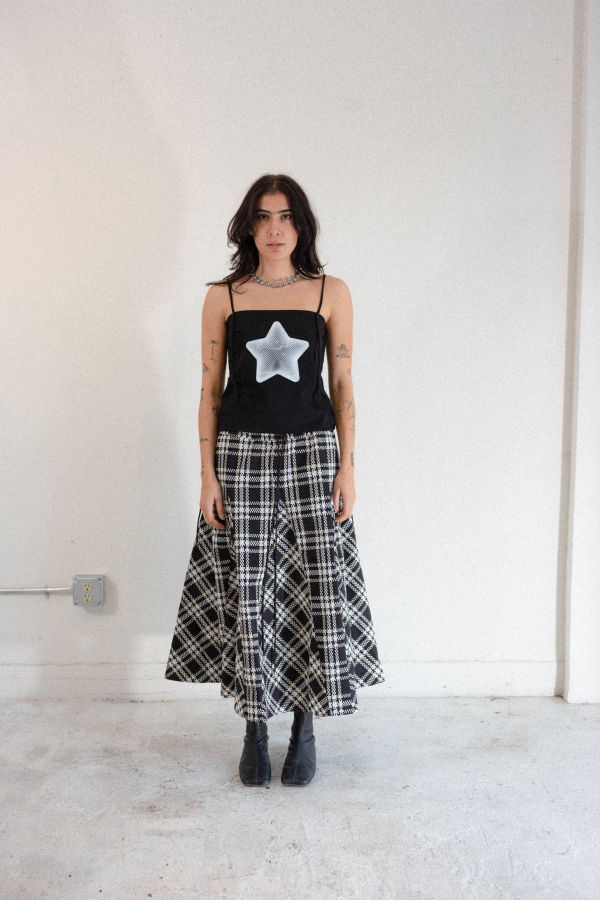 Leeann Huang Star Spaghetti Tank Top