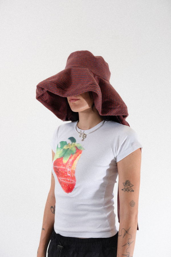 Leeann Huang Strawberry Baby Tee Top